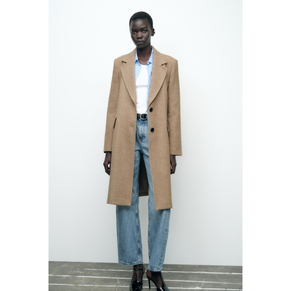 Zara Jackets & Blazers - Zara Tan Coat
